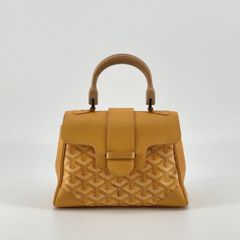 GOYARD（ゴヤール） サイゴン ミニ ソフト 2WAY ゴヤールディンキャンバス / シュヴロッシュカーフスキン ハンドバッグ イエロー