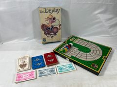 EPOCH'S エポック社　Play young ①　the Derby　ダービー予想ゲーム　ボードゲーム　ゲーム　ボード　おもちゃ　玩具　パーティ　ゲーム　競馬　ダービー　予想　馬　昭和レトロ　昭和　レトロ