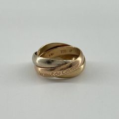 CARTIER（カルティエ） トリニティ ＃47 イエローゴールド / ピンクゴールド / ホワイトゴールド Au750 リング・指輪 6.59g イエローゴールド×ピンクゴールド×ホワイトゴールド