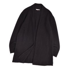美品 ザ ロウ THE ROW カーディガン ロングスリーブ 長袖 ボタンレス トップス イタリア製 レディース 1SZ(S相当) カシミヤ シルク 古着