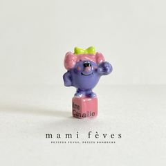 フェーヴ　リトルミス・ノーティ　ミスターメンとリトルミス　MR.MEN LITTLE MISS　フランス　フェーブ　ミニチュア陶器　m-4259