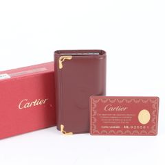 未使用 カルティエ ギャランティカード付 マストライン ボルドー