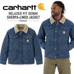 CARHARTT カーハート 106323 Relaxed Fit Denim Sherpa-Lined Jacket