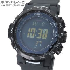 カシオ CASIO プロトレック PRW-35Y-1BJF ブラック 樹脂系 SS クライマーライン 腕時計 メンズ ソーラー電波 101892462