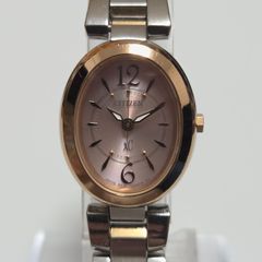 CITIZEN xC クロスシー レディース腕時計 エコドライブ ピンク 楕円