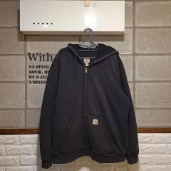 カーハート サーマル フード ジップアップ L