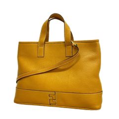 フェンディ(Fendi) フェンディ バッグ・トートバッグ レザー ライトブラウン  2wayバッグレディース