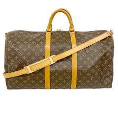 ルイ・ヴィトン(Louis Vuitton) ルイ・ヴィトン バッグ・ボストンバッグ モノグラム キーポルバンドリエール55 M41414 ブラウンメンズ レディース