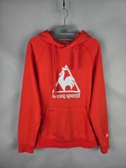 le coq sportif ルコックスポルティフ M ユニセックス フロントジッパー ロゴ 弱起毛 パーカー パーカー Tシャツ