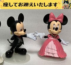 e?ディズニー?　ミッキー　&　ミニー　ブライダル　ワールドコレクタブル　フィギュア