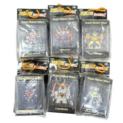 BANPRESTO スーパーロボット大戦 リアルフィギュアキーホルダー PART2 ゴッドマーズ ライディーン νガンダムほか 全6種