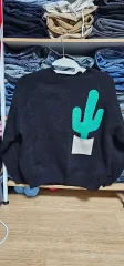 ブラック サボテン ニット