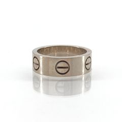 CARTIER（カルティエ） ラブリング ＃46 ＃5.5号 ホワイトゴールド / Au750 リング・指輪 6.55g シルバー