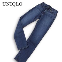 UNIQLO ユニクロ 秋冬 【ヒートテック ウルトラ ストレッチ スリムフィット ジーンズ】 裏起毛 デニム パンツ Sz.28 メンズ