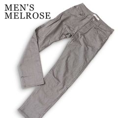 25AW★ MEN'S MELROSE メンズメルローズ 秋冬 ハイパーストレッチ 裏起毛 スリム テーパード 5ポケットパンツ Sz.4 メンズ