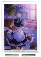 【中古】アクリルスタンド・アクリルパネル 十六夜咲夜/mutugi先生 B6アクリルプレート 「羽プロくじ 東方Projectオンラインくじ」 A-7賞
