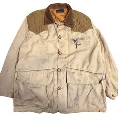 sportsman's apparel by BROWNING ハンティングジャケット　ベージュ　古着　USA アメリカ製　TALONジップ　ヴィンテージ
