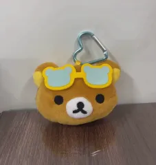 リラックマ サングラス FACE ぬいぐるみ ポーチ キーホルダー