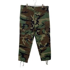 【US ARMY】 90s 米軍 実物 1996年納入 ウッドランドカモ BDU コンバットパンツ Woodland Camo Pants S-8093