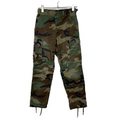 【US ARMY】 80s 米軍 実物 1989年納入 ウッドランドカモ BDU コンバットパンツ Woodland Camo Pants S-8098