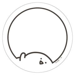 【新品】バッジ・ビンズ 07.お文具さん ごろごろver.(描き下ろしイラスト) 57mm缶デコカバー 「お文具といっしょ」