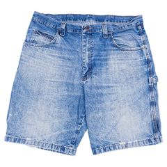 古着 00年代 Wrangler ラングラー ショートパンツ デニムショーツ ペインターショーツ ライトブルー メンズW38