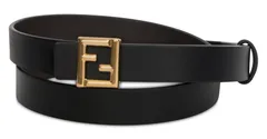 【新品・最安値】Fendi フェンディ Leather belt with logo 正規品 小物