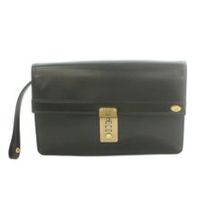 ダンヒル dunhill セカンドバッグ クラッチバッグ レザー フラップ 黒 ブラック /MI ■OS ■MA