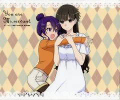 【中古】マウスパッド G.雪＆横谷李恋 マウスパッド 「君は冥土様。」