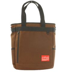 マンハッタンポーテージ Manhattan Portage トートバッグ ハンド コーデュラナイロン ロゴ 茶 ブラウン 黒 ブラック /SS ■OS