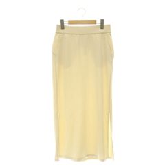 ルルレモン lululemon 25SS Softstreme プルオンハイライズ マキシスカート タイト ロング サイドスリット ストレッチ S/P アイボリー LW8AO7S /HS ■OS ■SH