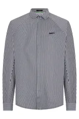 【新品・最安値】BOSS ボス Striped cotton shirt 正規品 シャツ