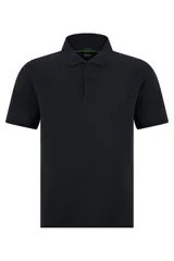 【新品・最安値】BOSS ボス Cotton polo with short sleeves 正規品 ポロシャツ