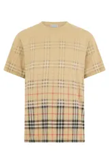 【新品・最安値】Burberry バーバリー Checkered cotton T-shirt 正規品 Tシャツ