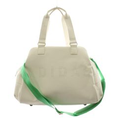 アディダス adidas ボストンバッグ ショルダーバッグ 2way ロゴ 白 ホワイト 緑 グリーン /AN