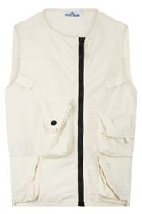 【新品・最安値】Stone Island ストーンアイランド Sleeveless jacket with zipper 正規品 衣類