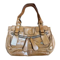 chloe クロエ　ベイバッグ　トートバッグ　レザー　キャメル　ハンドバッグ　bay