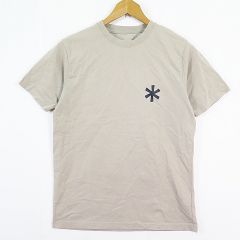 スノーピーク snow peak Tシャツ 半袖 1 プリント ベージュ 2sa7718