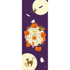 【新品】 濱文様 絵てぬぐい ハロウィンリース