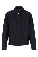 【新品・最安値】STONE ISLAND ストーンアイランド BIKER JACKET - BLUE RAW BLUE 正規品 衣類 L2S144100006S00J8 VJ200