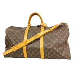 ルイ・ヴィトン(Louis Vuitton) ルイ・ヴィトン バッグ・ボストンバッグ モノグラム キーポルバンドリエール55 M41414 ブラウンメンズ レディース