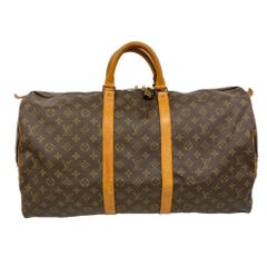 ルイ・ヴィトン(Louis Vuitton) ルイ・ヴィトン バッグ・ボストンバッグ モノグラム キーポル55 M41424 ブラウンメンズ レディース
