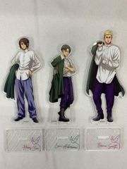 ★【進撃の巨人】リヴァイ&エルヴィン&ハンジ アクリルスタンド3点セット
