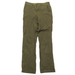 COMME des GARCONS HOMME PLUS コムデギャルソンオムプリュス 10SS エステル縮絨パンツ ポリ縮 パンツ PE-P049 M カーキ メンズ 古着 中古 USED