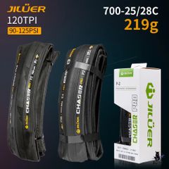 JILUER 自転車タイヤ 700X25/28C ロードバイク用 パンク保護 2個セット