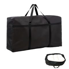 布団収納袋 150L大容量引越しバッグ 92cm×28cm×58cm 折りたたみ式 ボストンバッグ 600Dオックスフォード生地製 防水 収納 お昼寝布団 持ち手付き 旅行 キャンプ 布団 服 衣類 ぬいぐるみ 黒色ym 2ef176dc