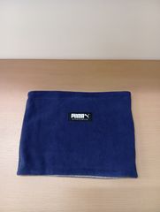 【PUMA】プーマ リバーシブル ネックウォーマー フリース ネイビー グレー