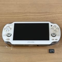 10-079【液晶画面綺麗】PSVITA PCH-1100 クリスタル・ホワイト