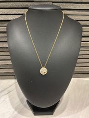 【未使用品】GIVENCHY ジバンシィ ネックレス ゴールド Gロゴ ラウンド ラインストーン パヴェ サークル ビジュー ヴィンテージ
