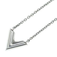 LOUIS VUITTON (ルイヴィトン) エセンシャルV ネックレス ペンダント チェーン シルバー M63197